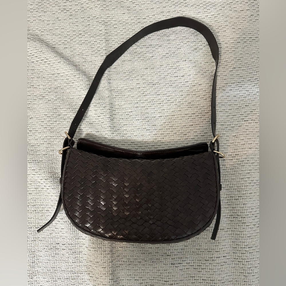 Madewell Leather Woven bag